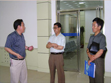 2005年7月，济南市政协副主席王可敏莅临集团调研