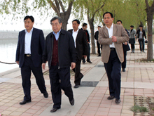 2010年4月16日，中国物流与采购联合会会长陆江、副会长贺登才莅临盖氏邦晔物流园区指导工作